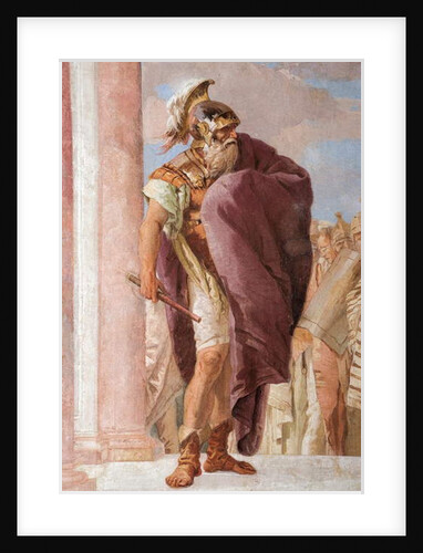 Detail of Agamemnon, from Minerva Restraining Achilles from Killing Agamemnon by Giovanni Battista (1696-1770) Tiepolo