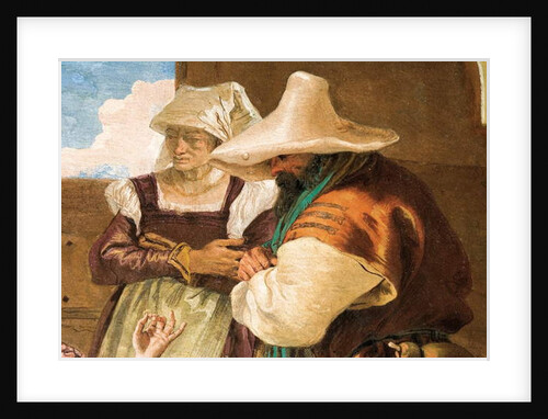 Detail from Angelica and Medoro Taking Leave of the Peasants by Giovanni Battista Tiepolo
