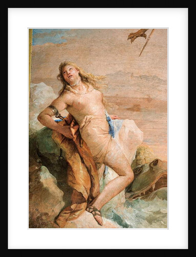 Detail of Angelica, from Ruggero Freeing Angelica by Giovanni Battista (1696-1770) Tiepolo