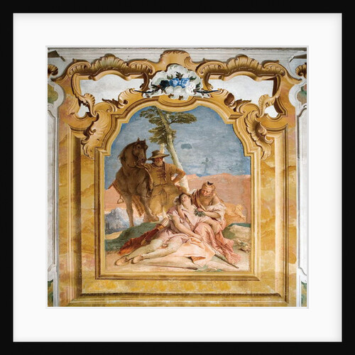 Angelica Coming to the Aid of the Wounded Medoro by Giovanni Battista (1696-1770) Tiepolo