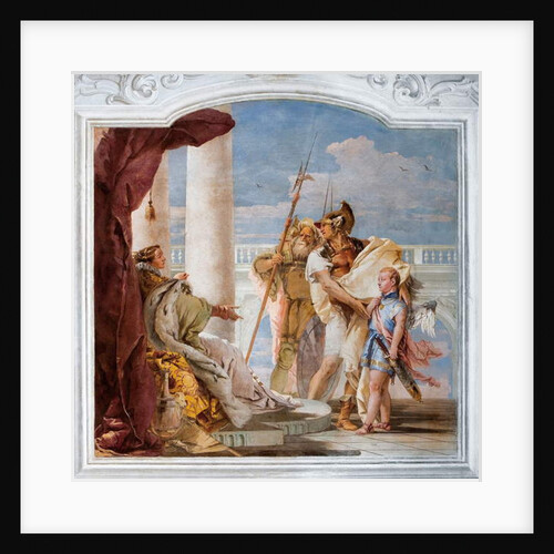 Aeneid Presents Cupid, Disguised as Ascanius, to Dido by Giovanni Battista (1696-1770) Tiepolo