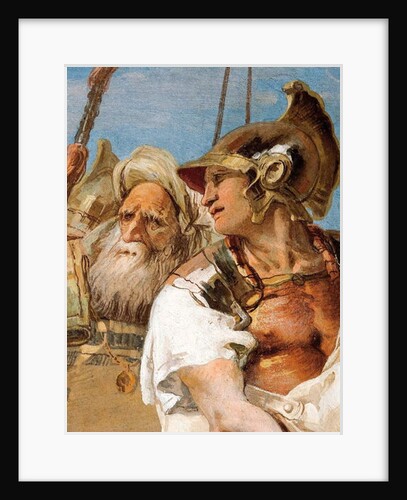 Detail of Aeneas, from Aeneid Presents Cupid, Disguised as Ascanius, to Dido by Giovanni Battista (1696-1770) Tiepolo