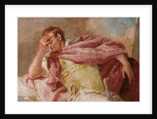Detail of Aeneid, from Mercury Exhorting Aeneas to Leave Carthage by Giovanni Battista (1696-1770) Tiepolo