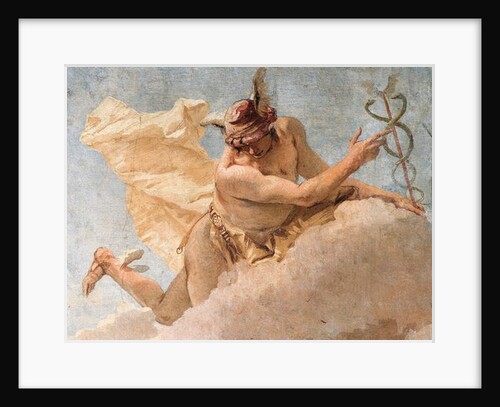 Detail of Mercury, from Mercury Exhorting Aeneas to Leave Carthage by Giovanni Battista (1696-1770) Tiepolo