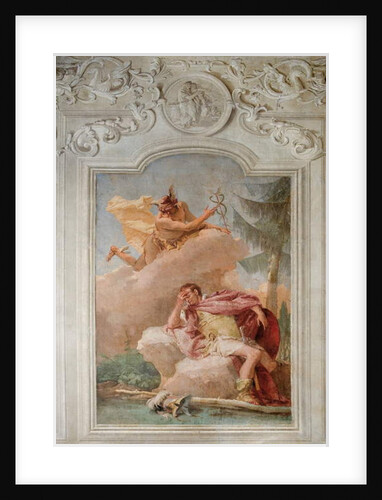 Mercury Exhorting Aeneas to Leave Carthage by Giovanni Battista (1696-1770) Tiepolo