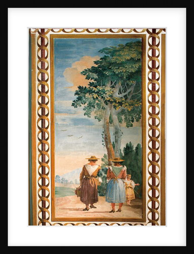 Three Peasants Seen from Behind by Giandomenico Tiepolo