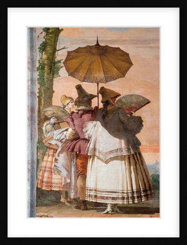 Detail from The Summer Walk by Giandomenico (1727-1804) Tiepolo