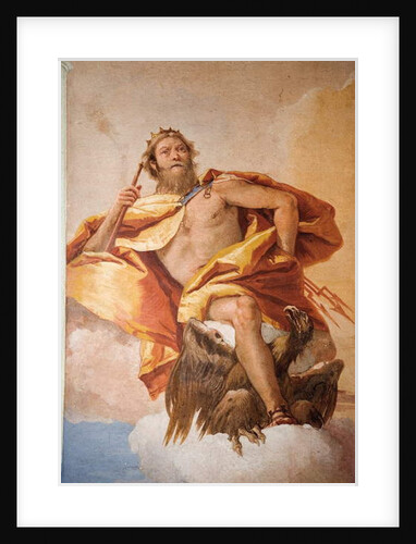 Jove the Thunderer with Eagle by Giovanni Battista (1696-1770) Tiepolo