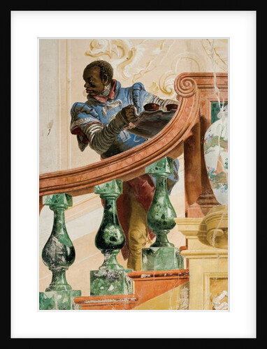 Moorish Servant Holding a Tray by Giandomenico (1727-1804) Tiepolo