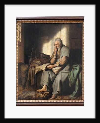 Saint Paul in Prison, 1627 by Rembrandt Harmensz. van Rijn