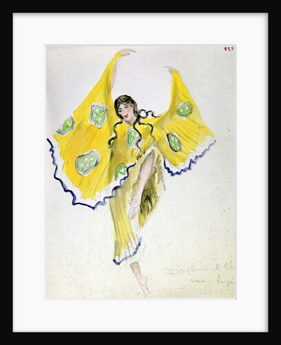 Costume design for Mikhail Fokin's ballet 'Daphnis and Chloe', 1912 by Leon Bakst