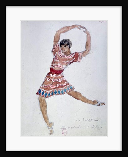 Costume design for Mikhail Fokin's ballet 'Daphnis and Chloe', 1912 by Leon Bakst