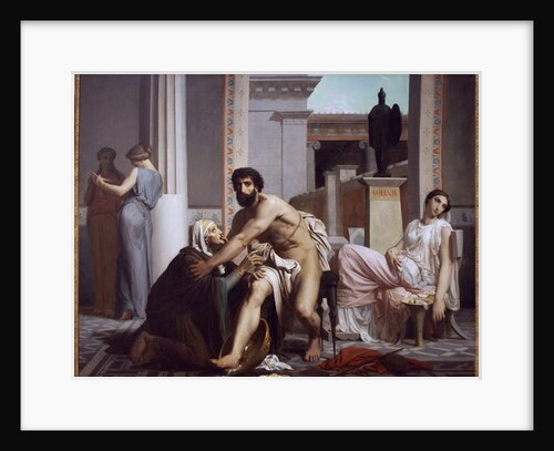 Odysseus recognised by his nurse, Euryclee, 1848 by William-Adolphe Bouguereau