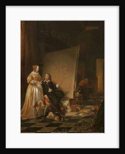 The Studio of Paulus Potter by Johannes Christoffel Vaarberg