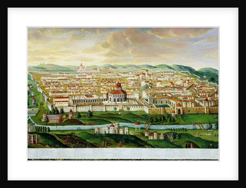 A View of the Walled City of Jerusalem, c.1740 by German School