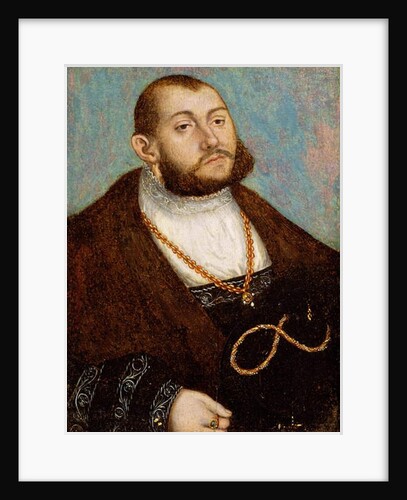 Portrait of Elector Johann Friedrich the Magnanimous of Saxony, c.1530 by Lucas the Elder Cranach