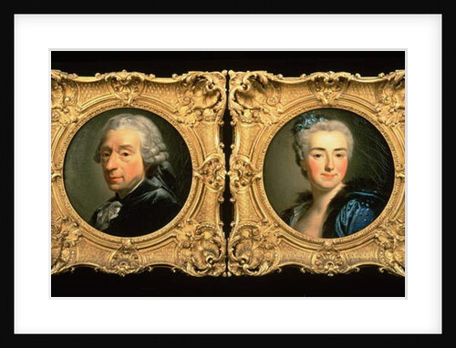 Portraits of Francois Boucher and his Wife Marie-Jeanne Buseau by Alexander Roslin