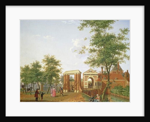 View of the Zylpoort, Harlem, 1780 by Isaak Ouwater