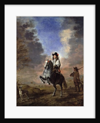 Equestrian Portrait of a Man with a Page by Thomas de Keyser