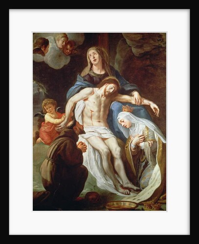 Pieta with St. Francis of Assisi and St. Elizabeth of Hungary by Gaspar de Crayer