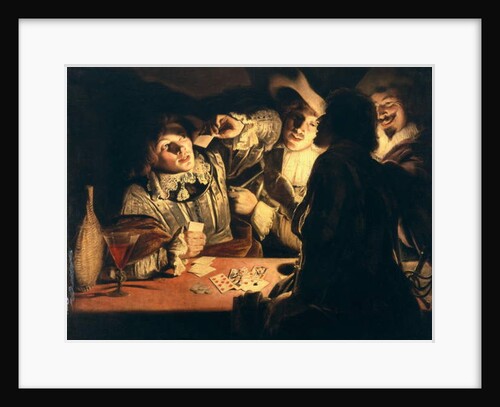 The Card Players, c.1620s by Adam de Coster