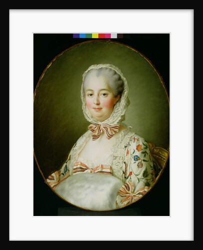 Portrait of Madame de Pompadour with a Fur Muff 1763-64 by Francois-Hubert Drouais