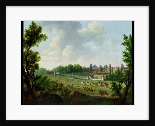 A View of the Royal Palace of Fontainebleau by Hendrik Frans de (attr. to) Cort