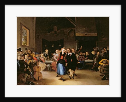 Wedding Dance in a Tavern by Gerrit Lundens