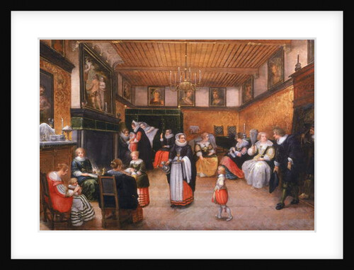 A Christening Party, 1629 by Flemish School