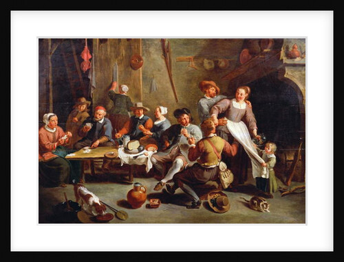 Interior of an Inn with Card Players by Willem van the Elder Herp