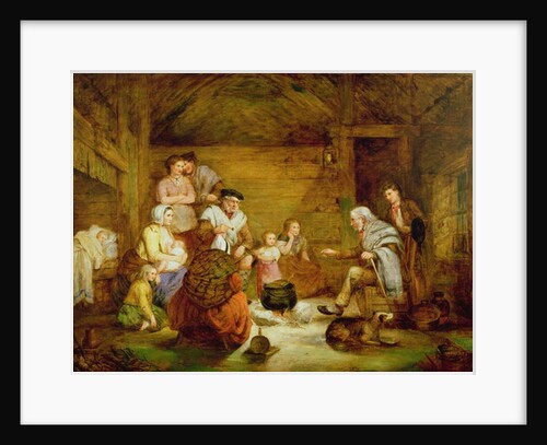 In the Crofter's Home, 1868 by Alexander Leggett