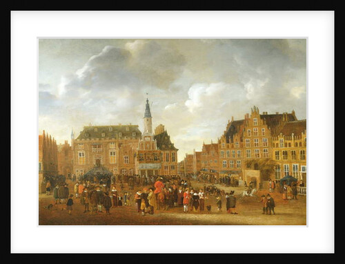 The Announcement of the Peace Treaty of Munster in 1648 from the Balcony of the Town Hall of Haarlem by Gillis Rombouts
