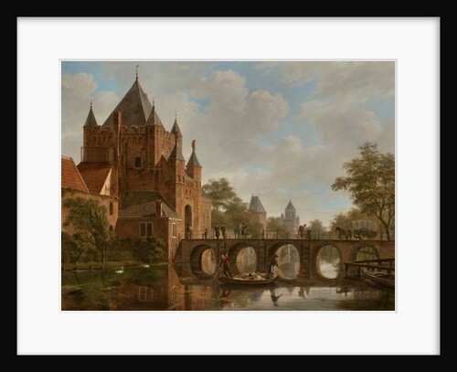 De Grote Houtpoort, Haarlem by Bartholomeus Johannes van Hove