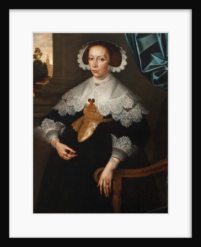 Portrait of Florence-Marguerite de Renesse-Warfusée, Countess of Grimbergen, 1641 by Frans Denys