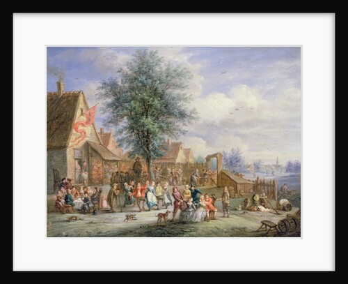 A Kermesse on St. George's Day by Angel-Alexio Michaut