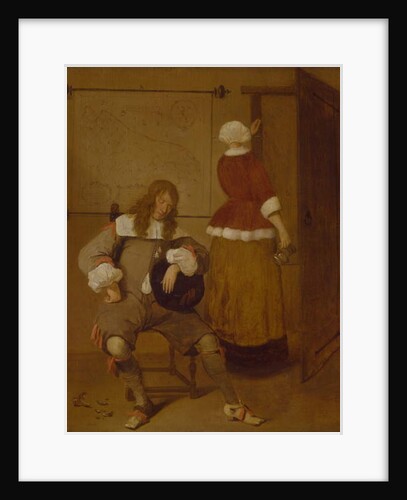 The Tired Drinker by Quiringh Gerritsz. van Brekelenkam