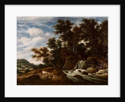 The Cascade by Jacob Salomonsz. Ruysdael