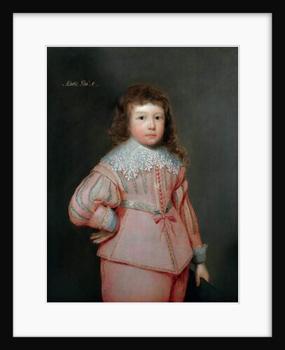 Portrait of a young boy thought to be Lucius Cary, 3rd Viscount Falkland, c.1637 by Cornelius Janssen van Ceulen