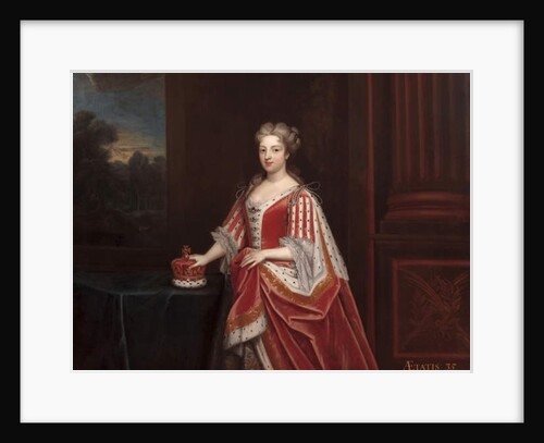 Portrait of Queen Caroline Wilhelmina of Brandenburg-Ansbach as Princess of Wales, 1720s by Enoch Seeman