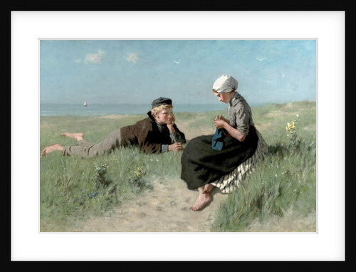 Puppy Love by David Adolph Constant Artz