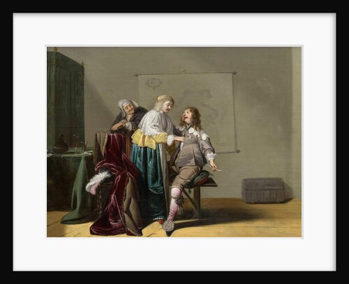 Indulgence in Worldly Pleasures, 17th century by Jacob Fransz van der Merck