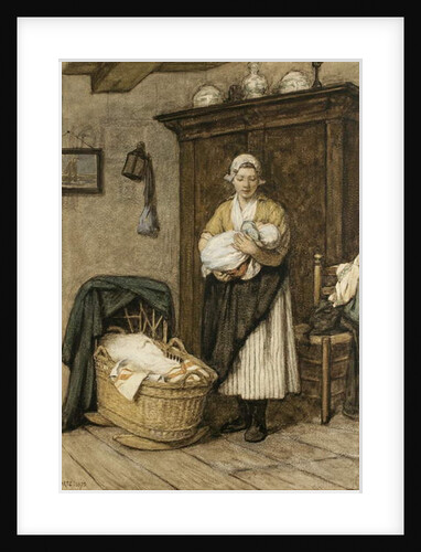 The Firstborn, 1875 by David Adolph Constant Artz