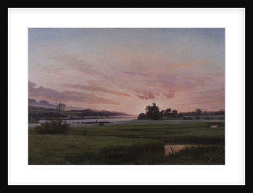 A Summer’s Evening near Ry, Jutland, c.1873 by Peter Vilhelm Carl Kyhn