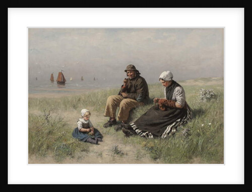 On the Sand in Scheveningen by David Adolph Constant Artz