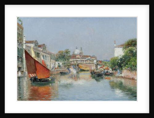 A Venetian Canal by Antonia Maria de Reyna Manescau