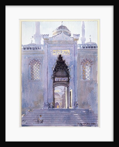 Gateway to The Blue Mosque, 1991 by Lucy Willis