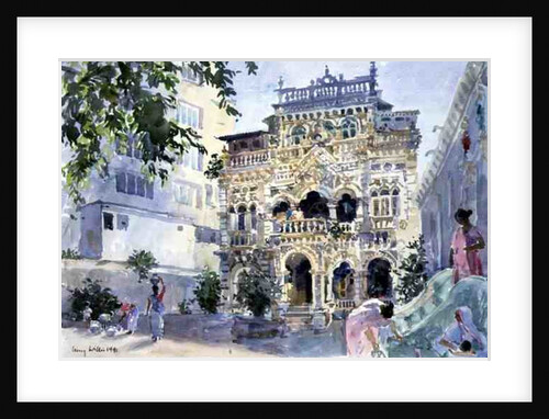 House on the Hill, Bombay, 1991 by Lucy Willis