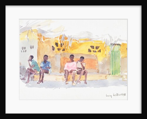 Children Waiting, 1998 by Lucy Willis