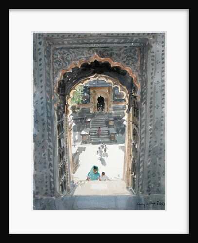 The Maheshwar Temple, 2003 by Lucy Willis