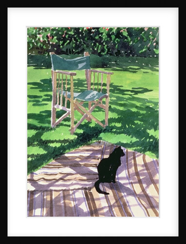 Black Cat and Dappling, 1986 by Lucy Willis